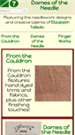 Mobile Screenshot of damesoftheneedle.com